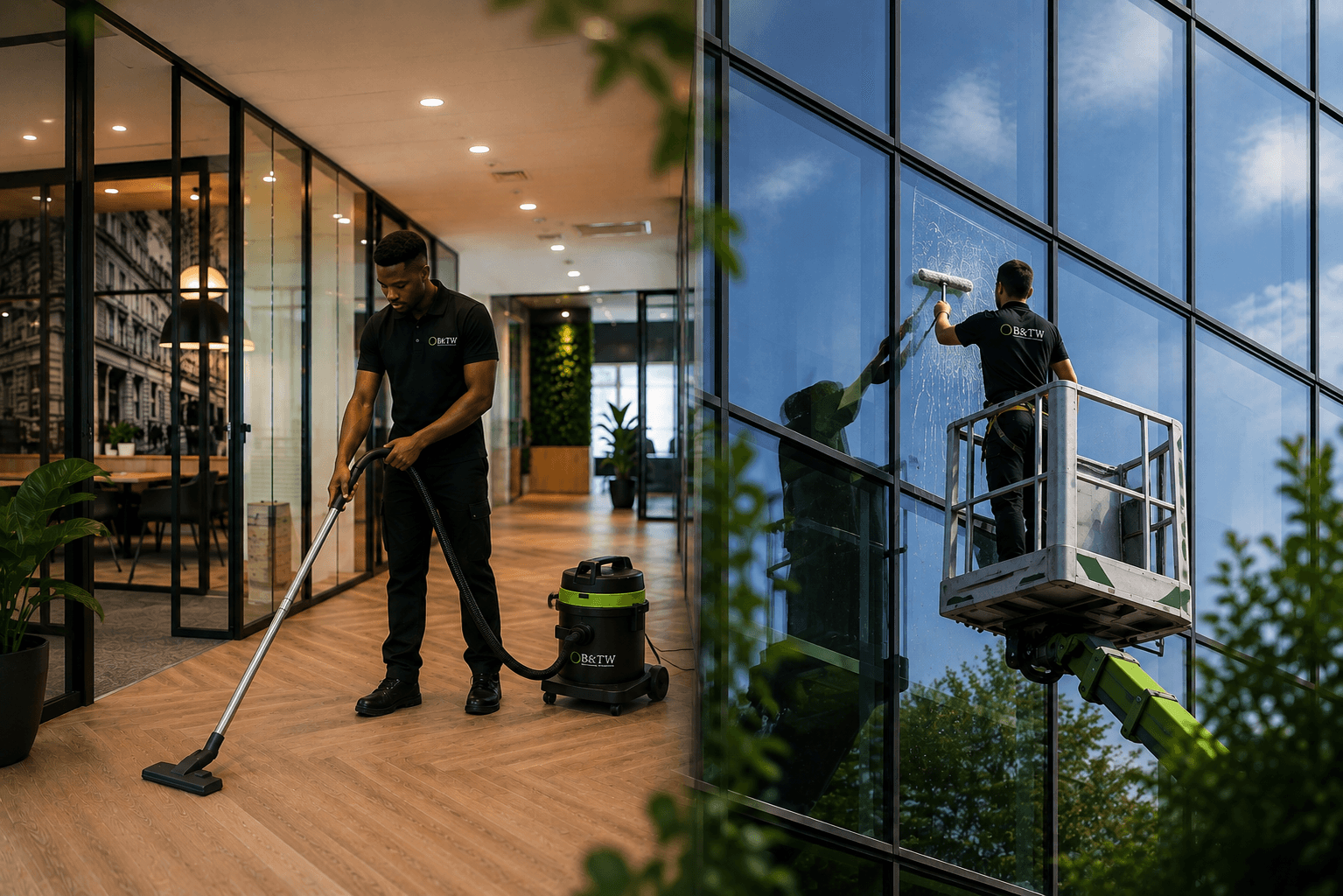 Dagelijkse schoonmaak & Glasbewassing
